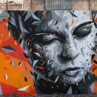 Peinture murale à Budapest en Hongrie
