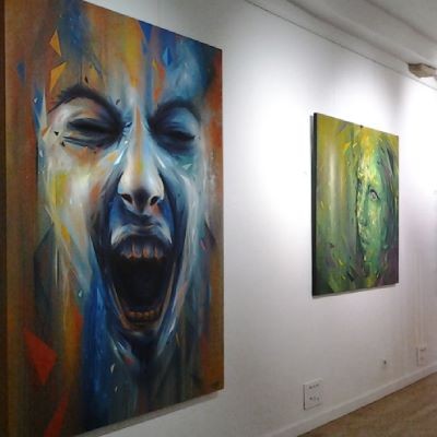 Exposition "Visages et corps en mouvement" à Paris en France
